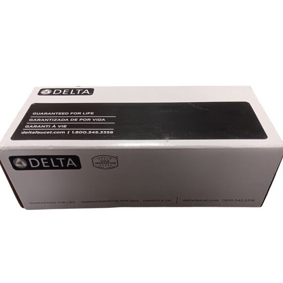 Delta Trinsic Wall Mount Single Post Toilet Paper Holder, Polished Chrome - Picture 2 of 3